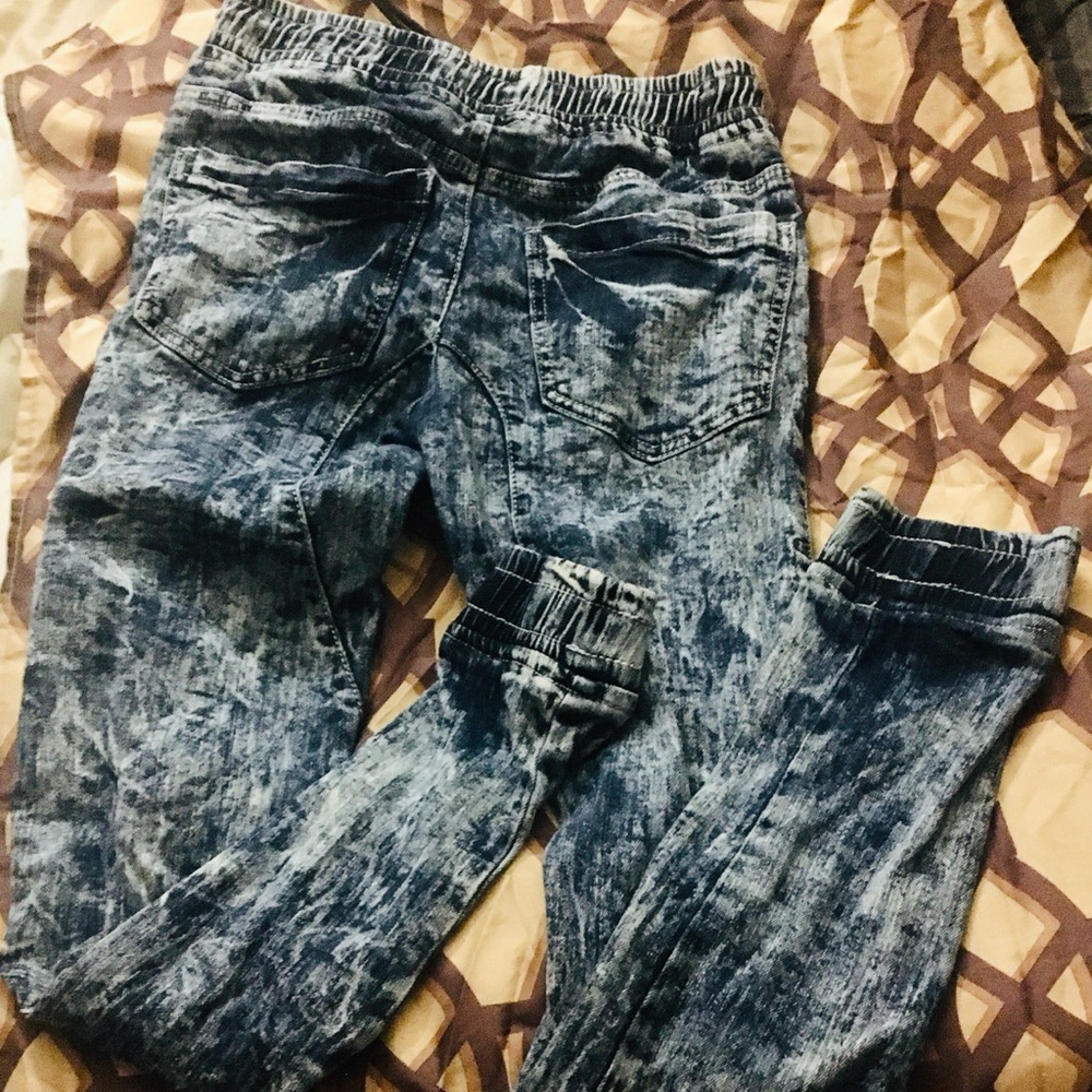 Rue 21 Acid Wash Denim Joggers Size: S